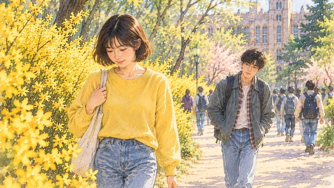 Illustration for Chapter 2. The Spring I Remember in Yellow